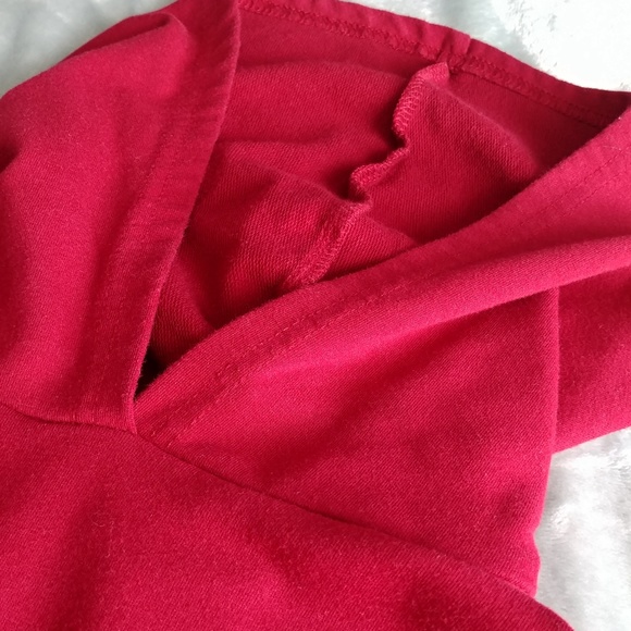 | Red White Striped Crop Sweater | 004 | - Picture 4 of 7